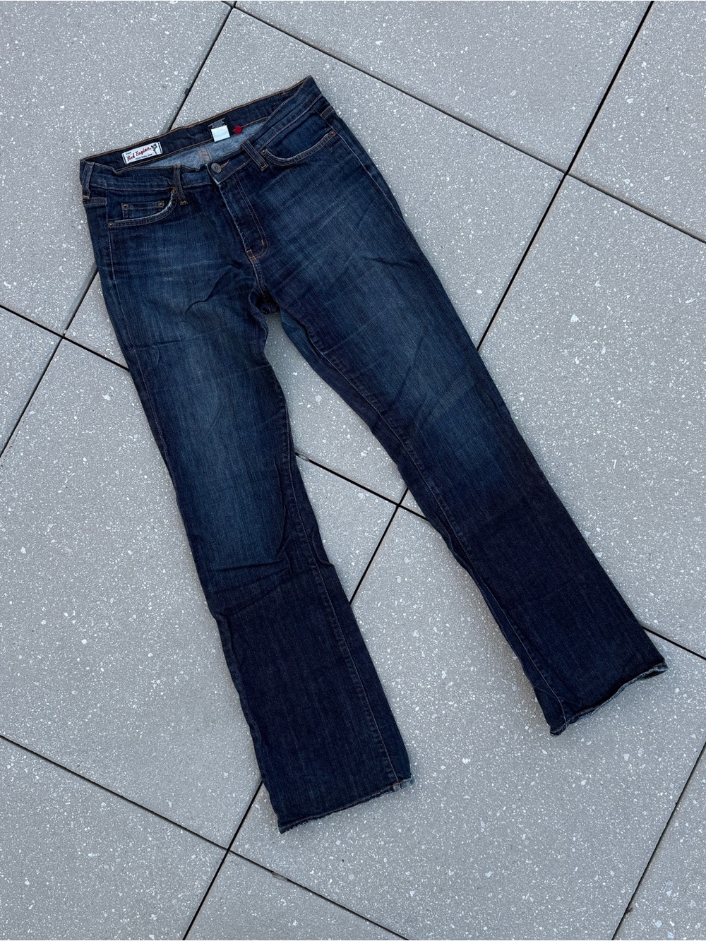 Y2K Red engine Denim Jeans